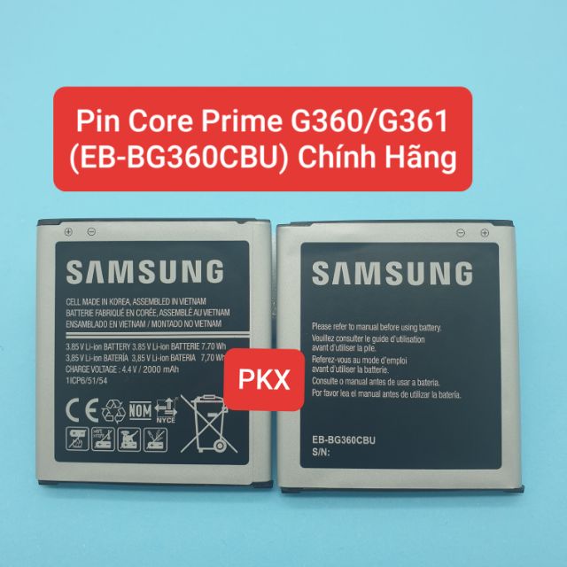 Pin Samsung Core Prime G360/G361 (EB-BG360CBU) Chính Hãng