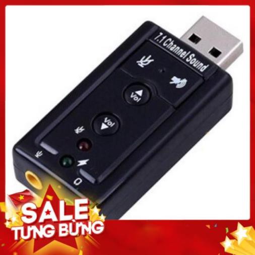 [Mã ELHACE giảm 4% đơn 300K] [Hàng loại 1] Usb ra âm thanh 7.1 chuẩn âm thanh -PC