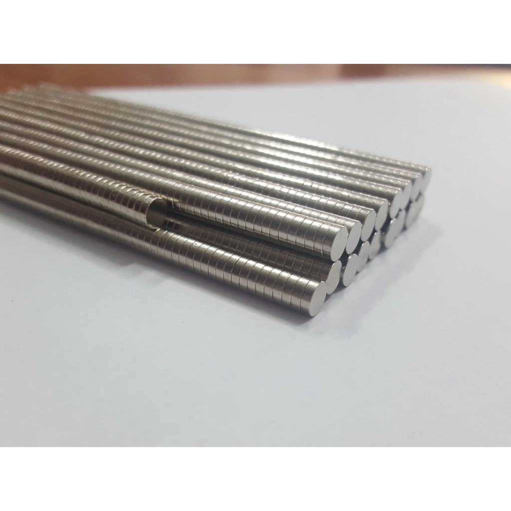 bộ 20 viên nam châm Trắng 3x1mm