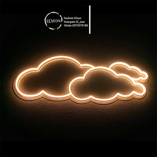 Đèn Trang Trí Led Neon Sign Đám Mây - Đèn Trang Trí Phòng Ngủ