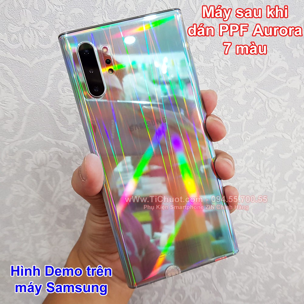 [Mặt Sau] Dán Dẻo PPF Samsung S20 Cường Lực Dẻo Trong Suốt