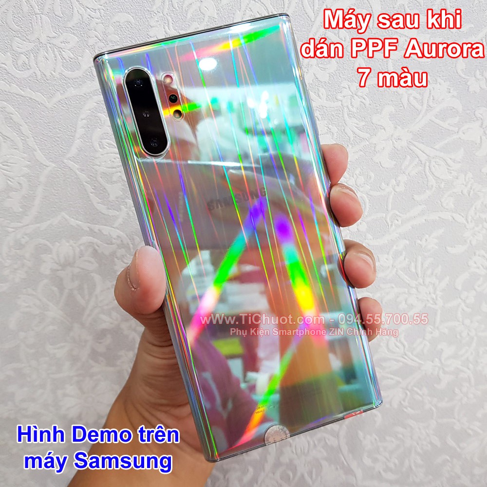 Dán Dẻo PPF Samsung S9 Plus Mặt Sau Trong Suốt (Cường Lực Dẻo)