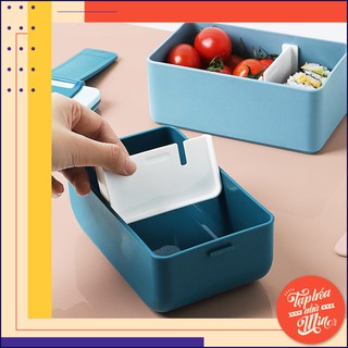 Hộp Đựng Cơm Trưa 2 Tầng Cao Cấp - Dung tích 1600ml