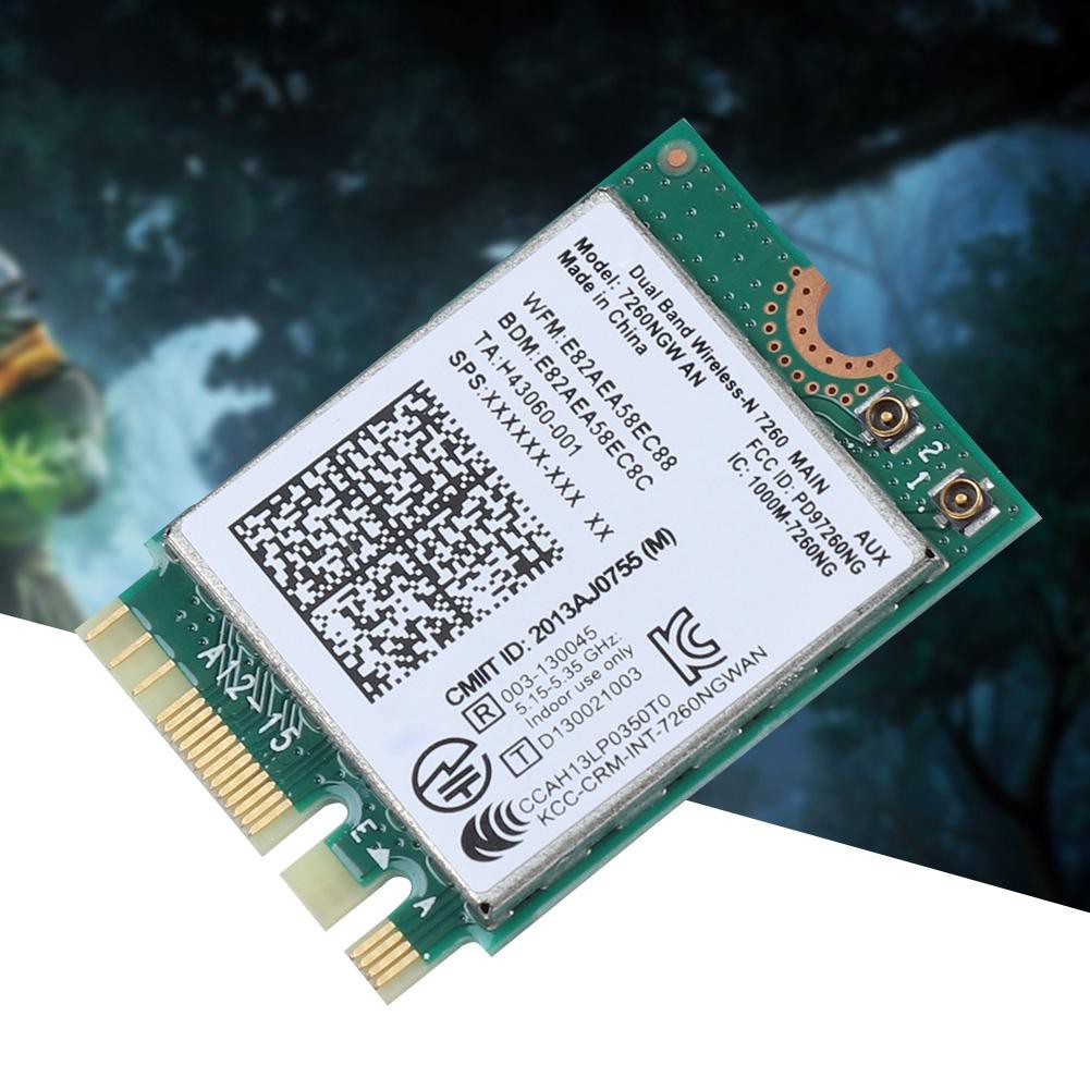 [READY STOCK] Card Wifi Không Dây Cho Intel 7260ngw An 2.4g / 5g Bluetooth 4.0 | BigBuy360 - bigbuy360.vn