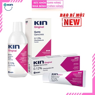 SKNM | COMBO Viêm Nướu, Hôi Miệng, Chảy Máu Chân Răng - Súc Miệng & Đánh Răng KIN GINGIVAL.