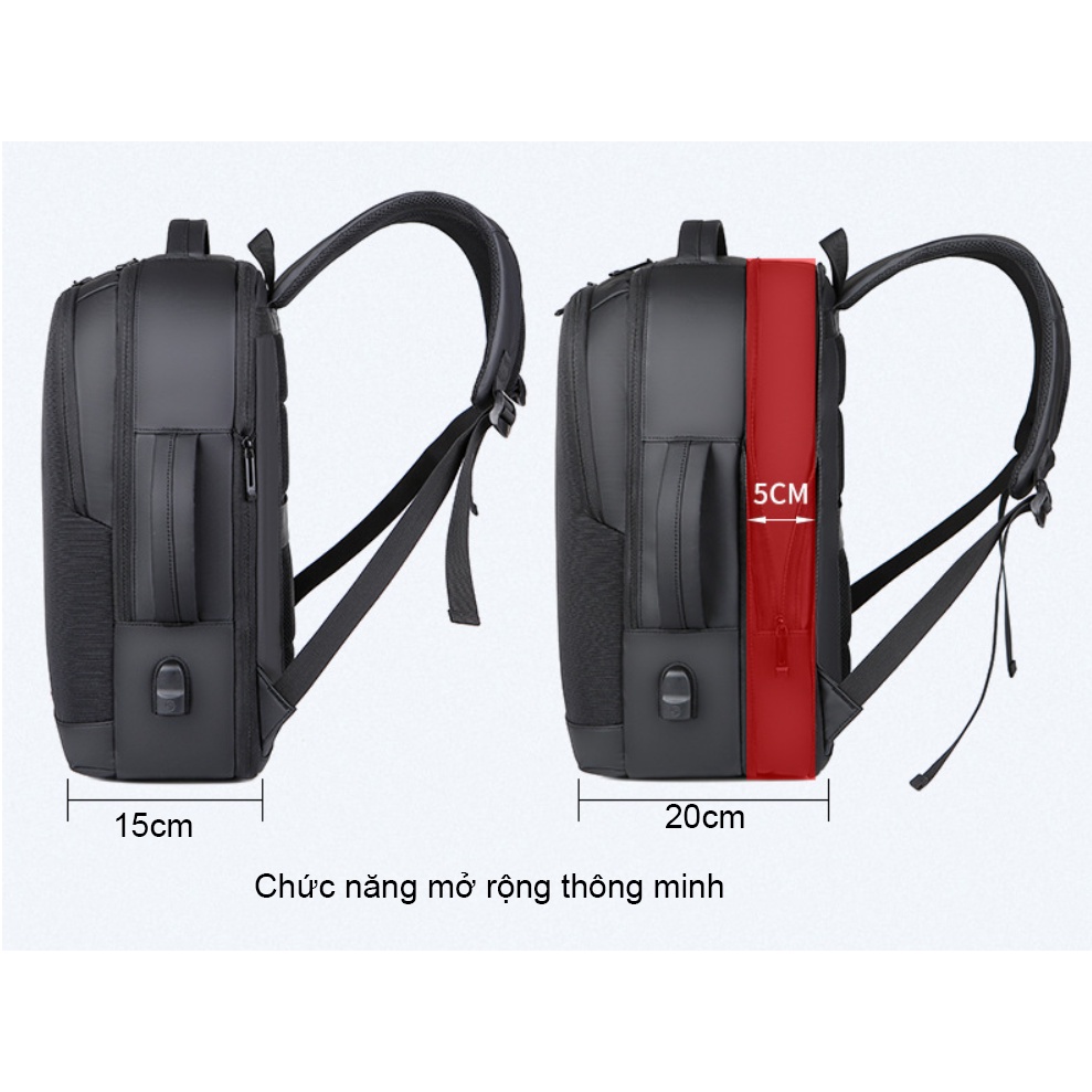 Ba lô laptop nam thông minh đa năng cao cấp phong cách mới