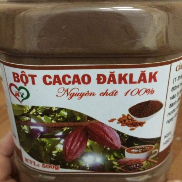 Bột ca cao chưa tách bơ nguyên chất