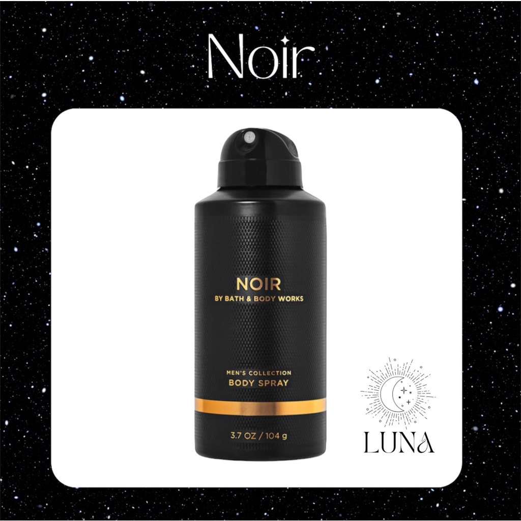 Xịt Thơm Toàn Thân Cho Nam Bath And Body Work - Noir 104gram