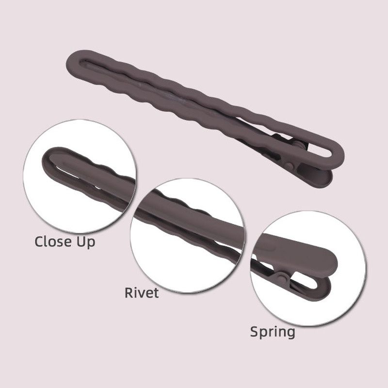 Set 4 Kẹp Tóc Kim Loại Màu Trà Sữa BB Gradient Phong Cách Hàn Quốc Đáng Yêu Thời Trang Nữ
