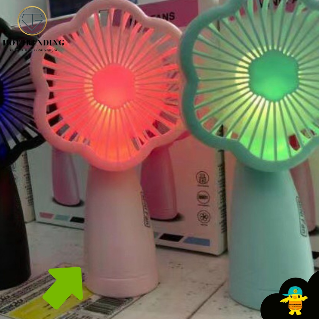 QUẠT CẦM TAY MINI FAN hottrend cute tiện lợi (MẪU MỚI) - PIN SẠC CHẤT LƯỢNG