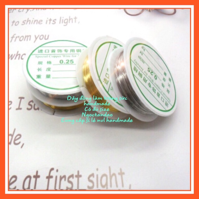 Dây đồng làm trang sức handmade