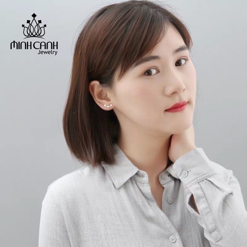 Bông Tai Bạc 925 Hình 3 Ngôi Sao - Minh Canh Jewelry