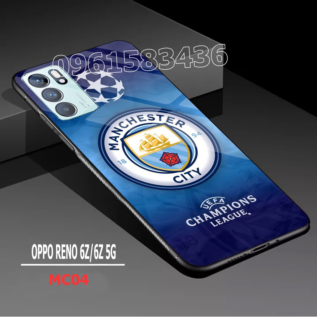 Ốp lưng bóng đá oppo reno 6 5g/reno 6 4g/reno 6z/oppo a95 5g MC/MANCHESTER CITY/ốp lưng bóng Đá đẹp,SIÊU HOT