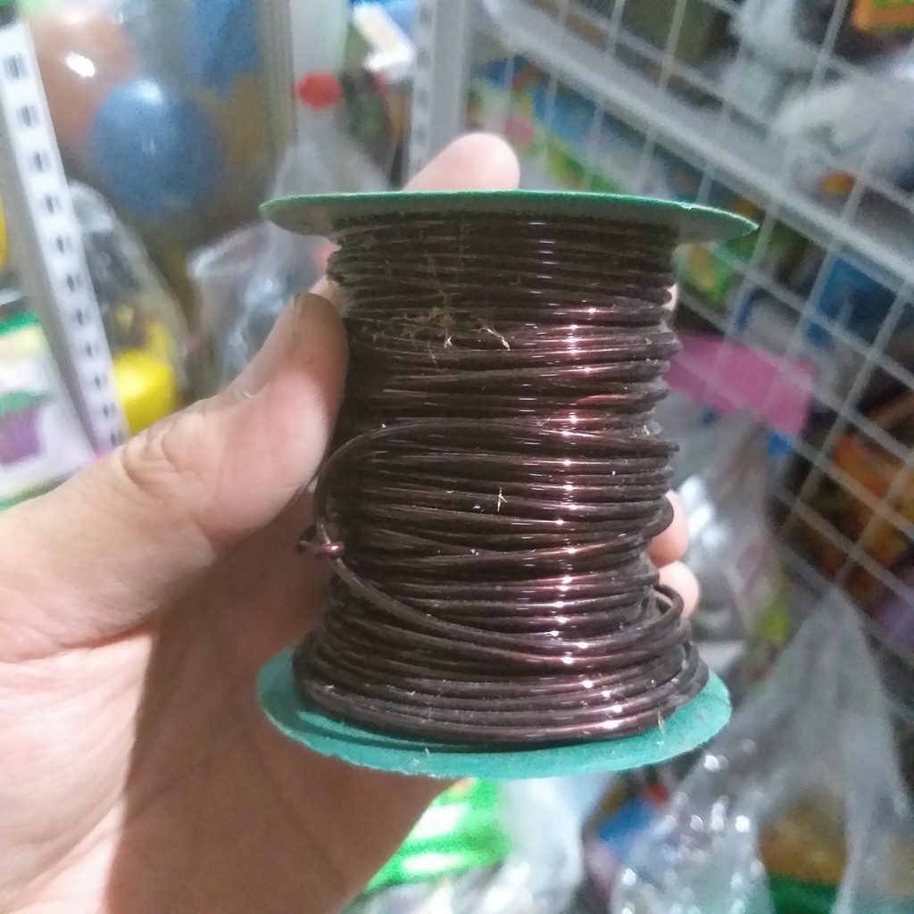 Dây nhôm mạ đồng buộc lan, cây kiểng (cuộn 200gr)