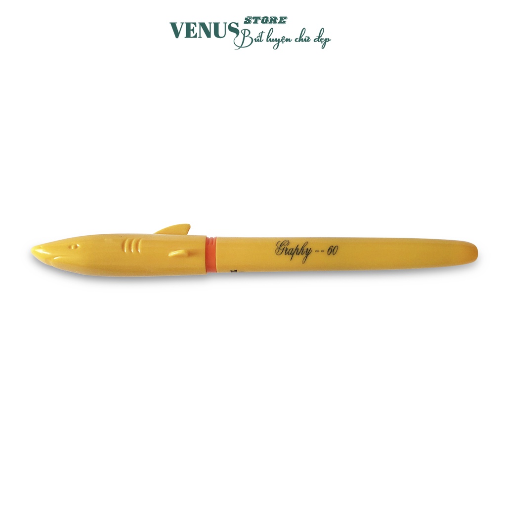 BÚT MÁY CÁ MẬP 060 NGÒI KIM TINH – BÚT LUYỆN CHỮ NÉT SIÊU NHỎ - NGÒI KIM ÊM TRƠN, THANH ĐẬM NHẸ PHÙ HỢP BÉ LỚP 1, LỚP 2
