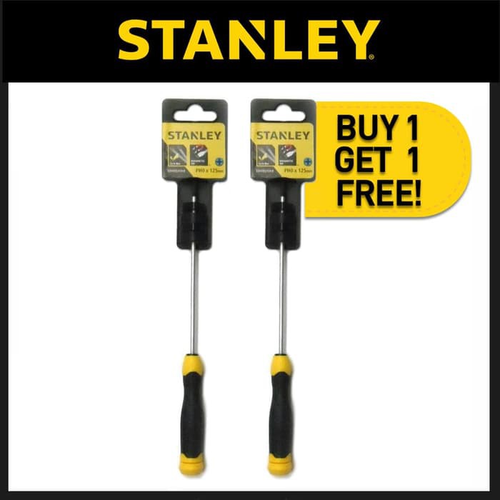 Mua 1 Get 1 Get 1 Stanley Tuốc Nơ Vít Cg3 S / Phillips Driver 0x125mm Stht65159-8