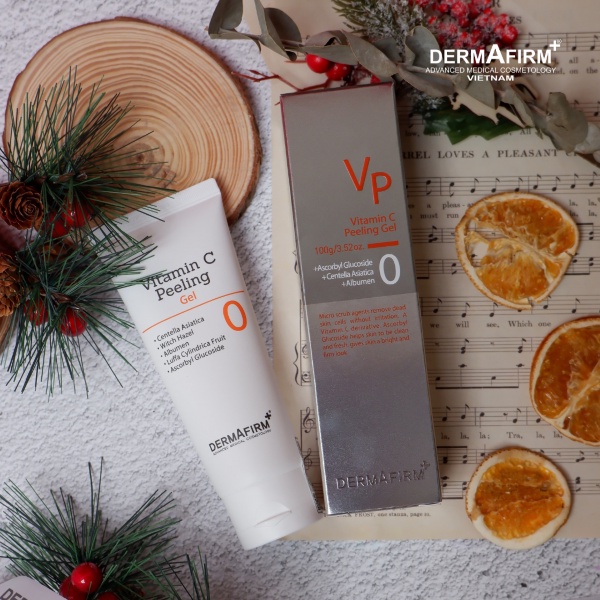 Tẩy da chết Dermafirm - Vitamin C Peeling Gel  tẩy da chết vật lý