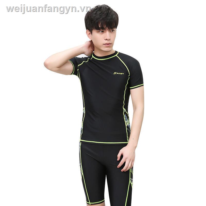 Bộ Đồ Bơi Tay Ngắn Plus Size Cho Nam | BigBuy360 - bigbuy360.vn