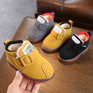 Giầy boot lót lông siêu ấm áp cho bé trai bé gái