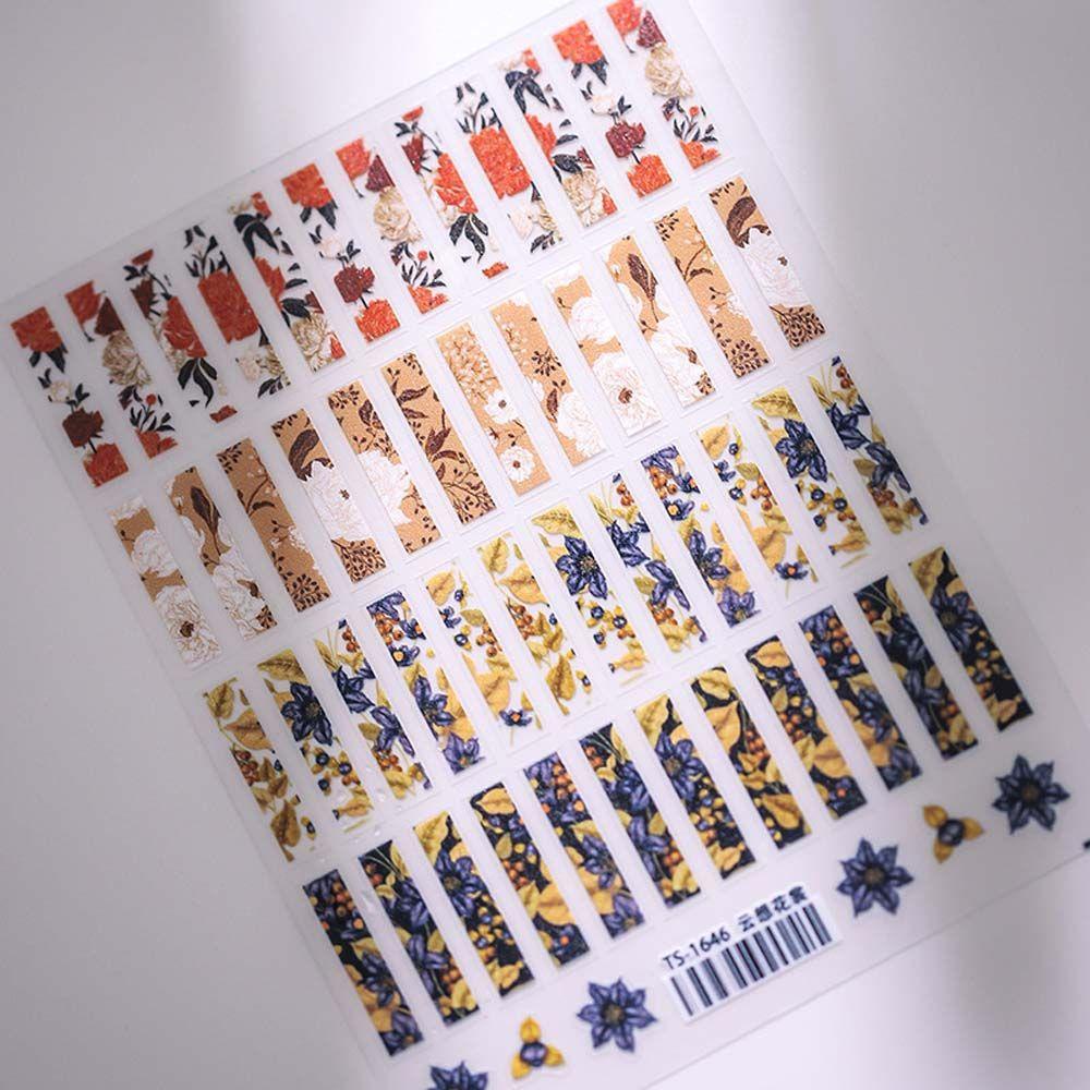 Nhãn Dán Móng Tay Hình Mặt Trăng Phong Cách Trung Hoa Thời Trang