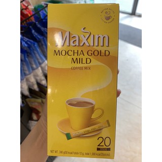 Cafe hòa tan Maxim Mocha Hàn Quốc 20 gói