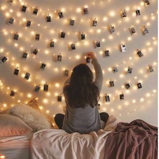 Dây đèn đom đóm 2m-10m - đèn fairy light trang trí lung linh căn phòng bạn