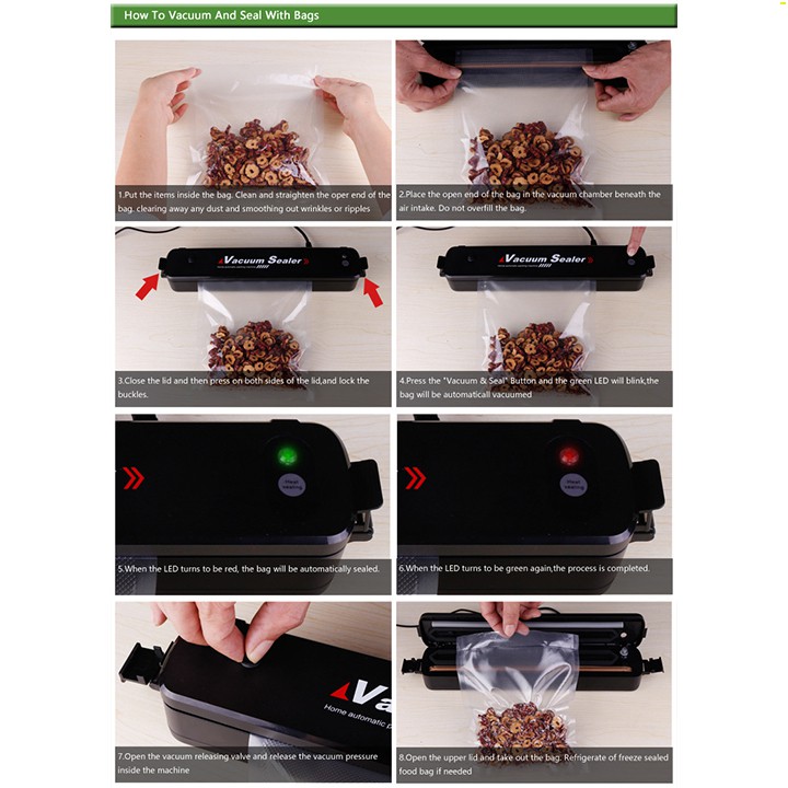 Máy hút chân không hàn túi thực phẩm Vacuum Sealer