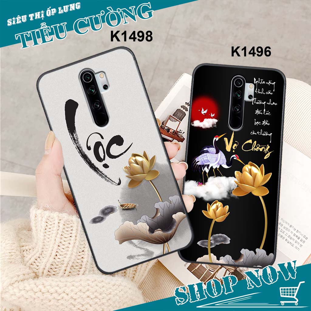 Ốp Xiaomi REDMI NOTE 8 PRO in hình thời trang thư pháp RẺ BỀN ĐẸP