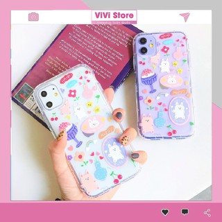 Ốp lưng iphone Rabbit Ice Cream bảo vệ camera 6plus/6splus/7plus/8/8plus/x/xs/xsmax/11/11promax– Vivi Store