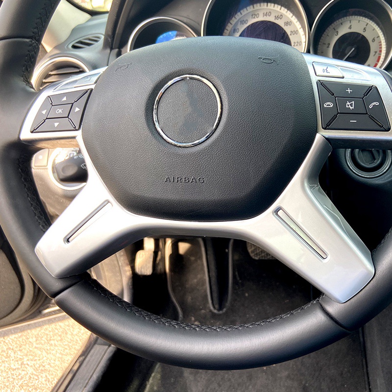 Ốp viền vô lăng xe hơi Mercedes Benz C E GLK CLS M Class