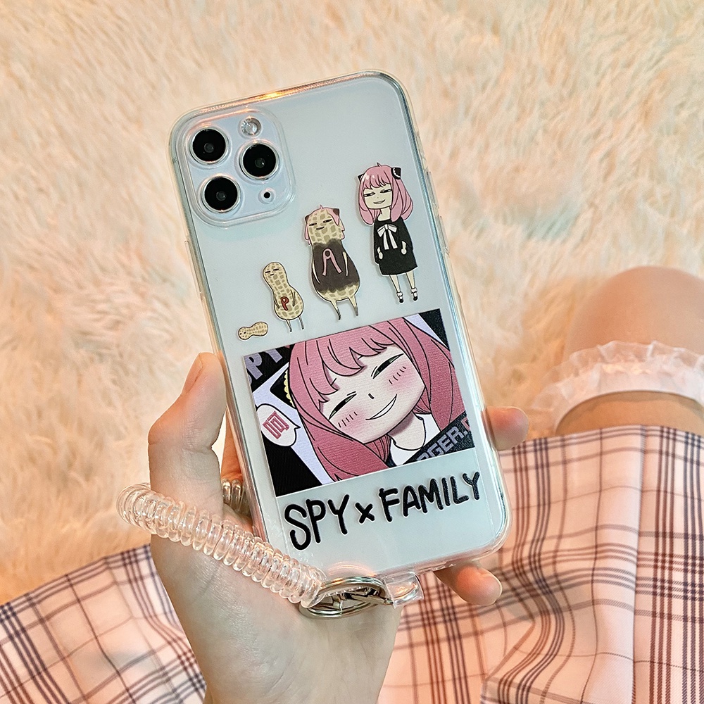 SPY×FAMILY Anya Forger Ốp Điện Thoại In Hình Peanut Ania Cho iPhone 14 MAX 11PRO 13PRO 12 78PLUS XS MAX 6SPLUS XR XS X SE202013 Ốp Điện Thoại Mềm Cho 14 MAX 12 mini 13 xr 6 x 11 pro max xs se2020 xsmax 7 8plus 6s