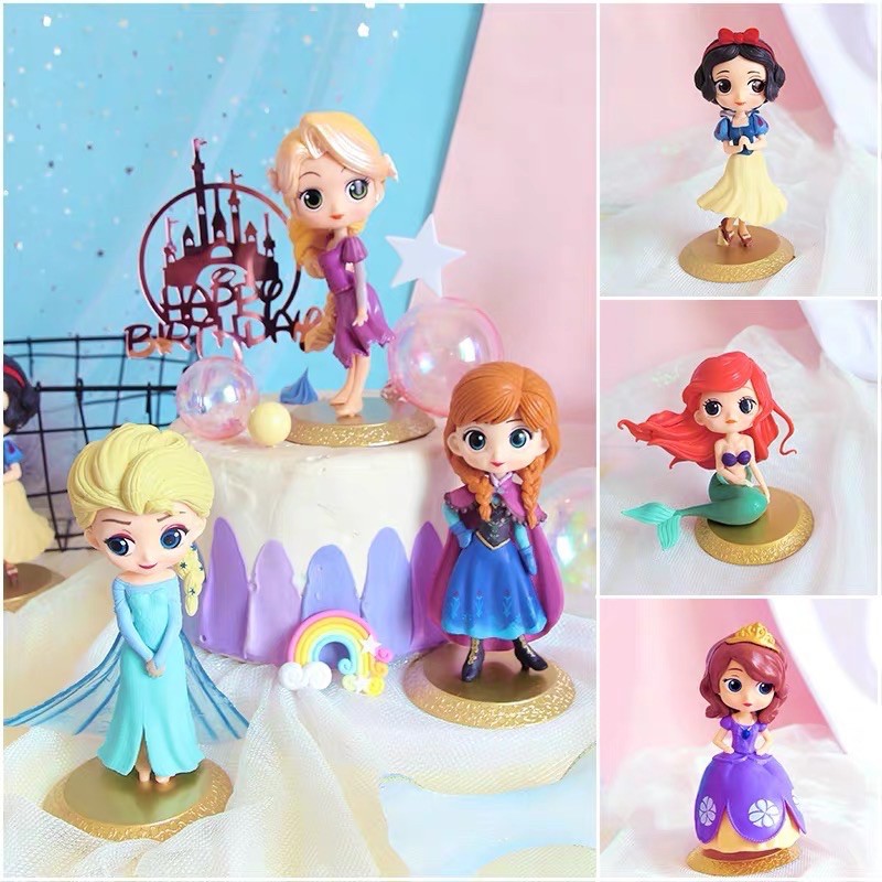 Công Chúa Disney Trang Trí Bánh Kem