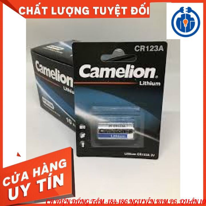 [HÀNG CHÍNH HÃNG] Pin CR123 Camelion (3V ) CR123A