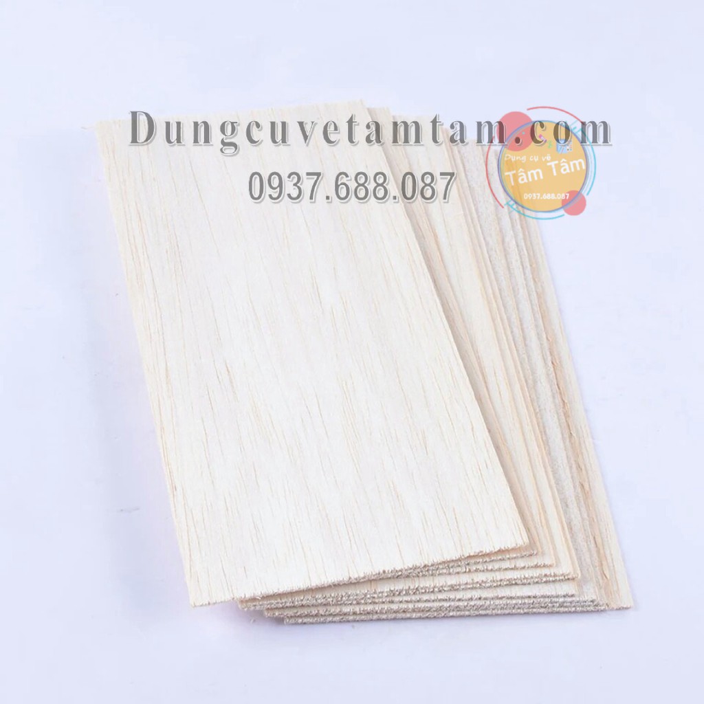 [ TÂM TÂM ]-Gỗ Basa làm mô hình, Gỗ Ba sa nhẹ làm mô hình bản rộng 10cm -Mô Hình