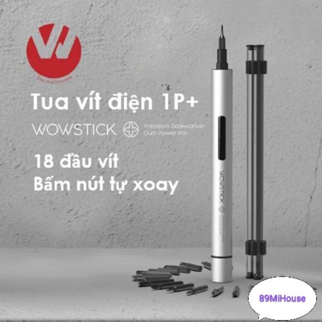 Bộ tua vít điện đa năng Xiaomi Wowstick 1P+ -Bộ tua vít đa năng Xiaomi - Wowstick 1P+