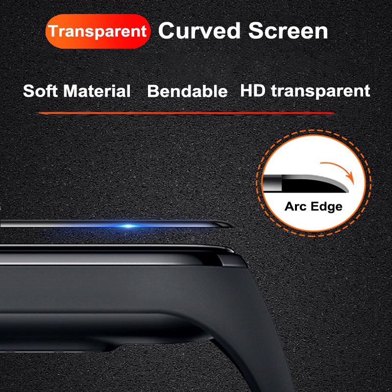 Kính Cường Lực 3D Mềm Mại Bảo Vệ Màn Hình Đồng Hồ Thông Minh Xiaomi Mi Band 4 / 5 Mi Band 4 / 5
