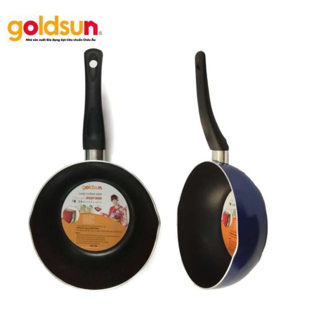 Chảo chống dính sâu lòng goldsun 20cm