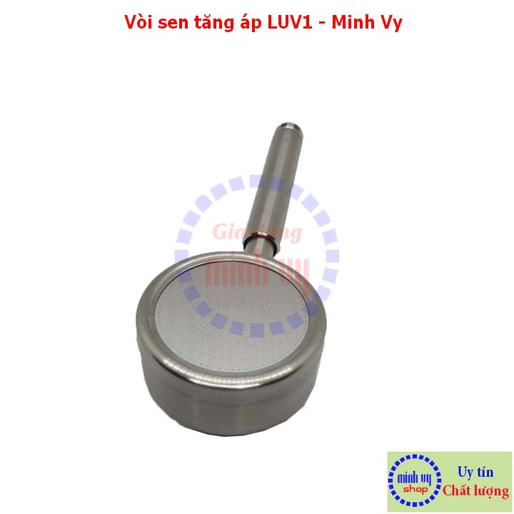 [INOX304] Vòi hoa sen tăng áp - bát sen tắm - tay sen tắm LUV1