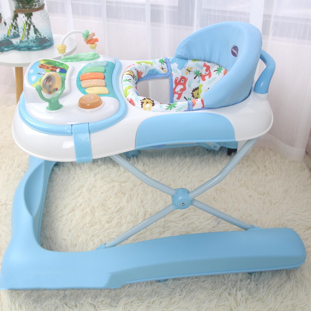 Xe tập đi 2 giai đoạn có đồ chơi màu xanh biển Mastela W1123UA6