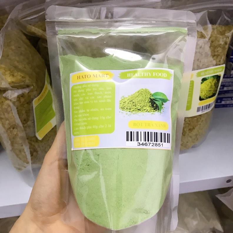 Bột hoa quả tạo Hương + màu vị Trà xanh (matcha) 500G