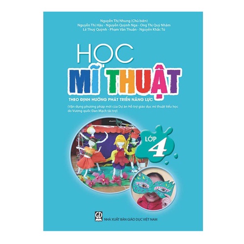 Sách - Học mĩ thuật lớp 4+ 1 nhãn