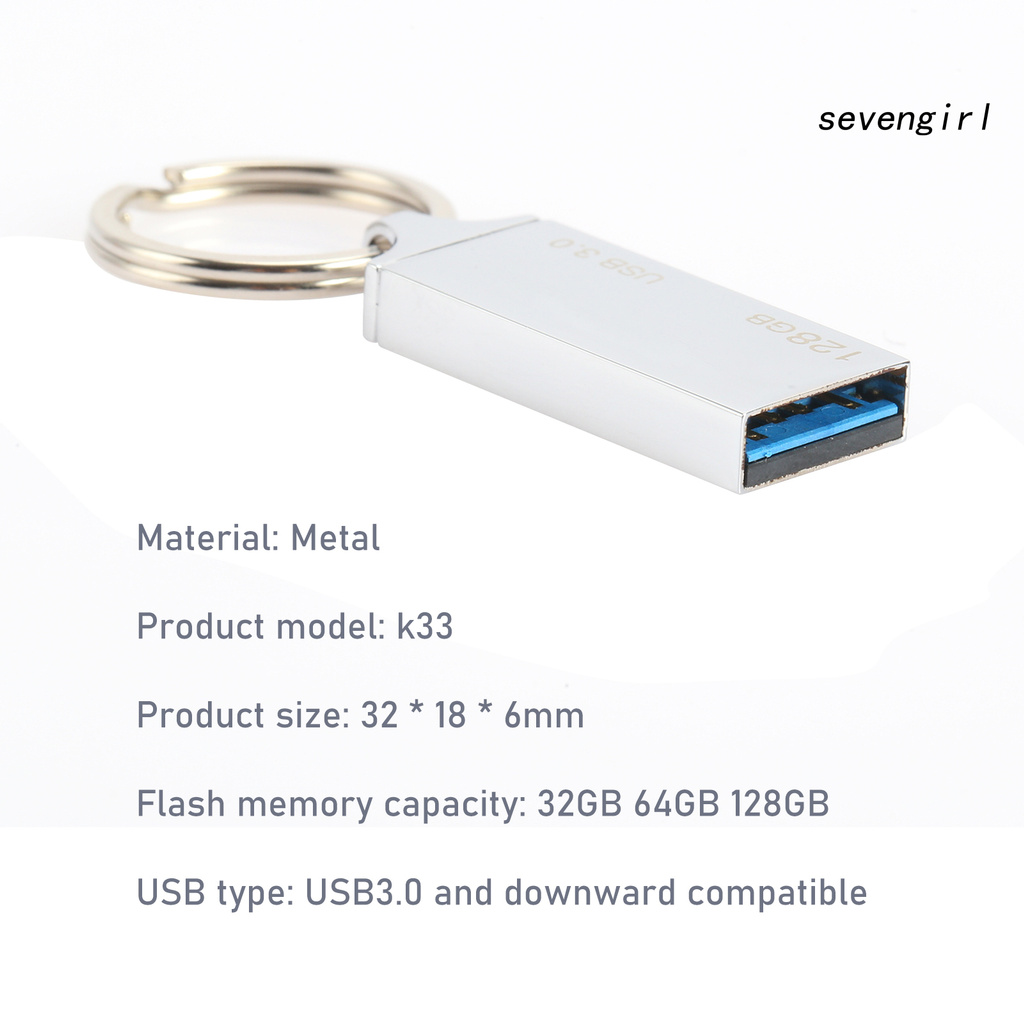 Usb 3.0 Vỏ Kim Loại Sev-K33 32gb 64gb 128gb | BigBuy360 - bigbuy360.vn