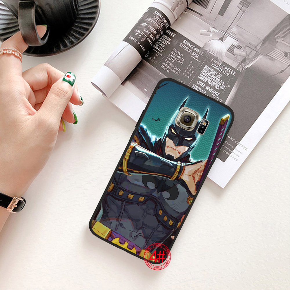 Ốp Điện Thoại Dẻo Họa Tiết Hoạt Hình Batman Cho Samsung S7 Edge S8 S9 S10 Plus Plus S10E 10ih