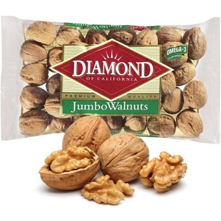 Hạt Óc chó Mỹ Diamond Jumbo Walnuts 453g (tặng kèm đồ tách vỏ)