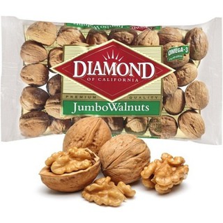 Hạt Óc chó Mỹ Diamond Jumbo Walnuts 453g