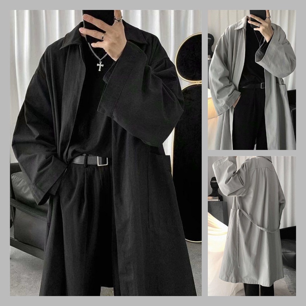 2022  Mùa Thu Áo khoác nam dài tay phong cách hàn quốc áo khoác dài giữa áo khoác hàn quốc nữ áo khoác bomber Unisex