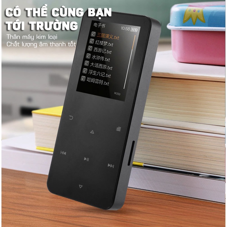 Máy Nghe Nhạc Mp3, Xem Phim, Bluetooth Bộ Nhớ 8GB Vỏ Kim Loại S08  HOMESTORE