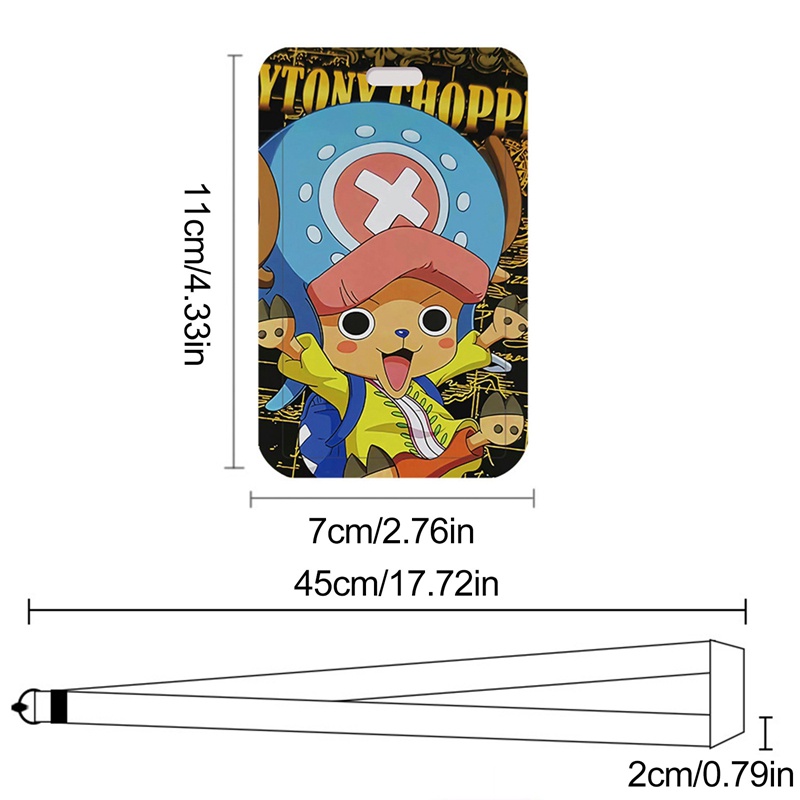 Dây Đeo Thẻ Học Sinh In Hình One Piece Đẹp Mắt
