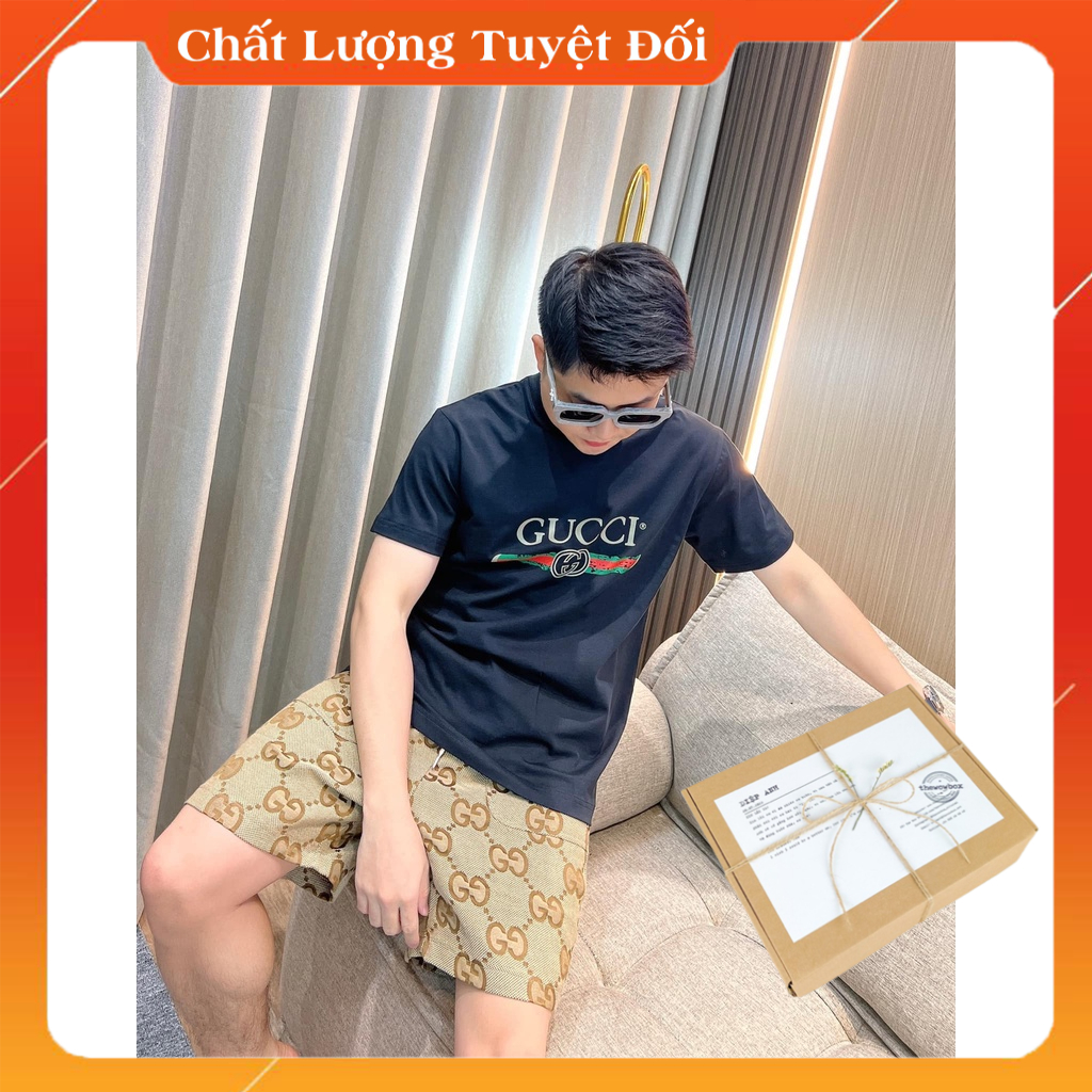 Áo thun Gucci, Áo Thun Nam Nữ Chất Liệu Cotton cao cấp