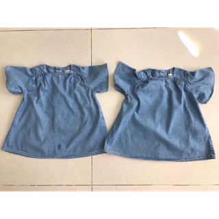 Đầm jean bg zara
